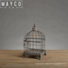 Mayco Shabby and Chic Antique Decorative Metal Bird Cage for Garden